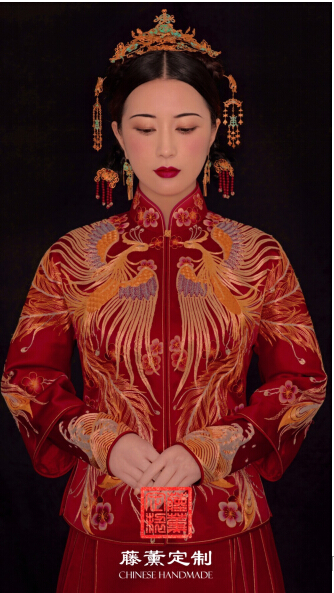 时尚新娘的婚礼灵感沉鱼落雁闭月羞花  领略中式嫁衣之美